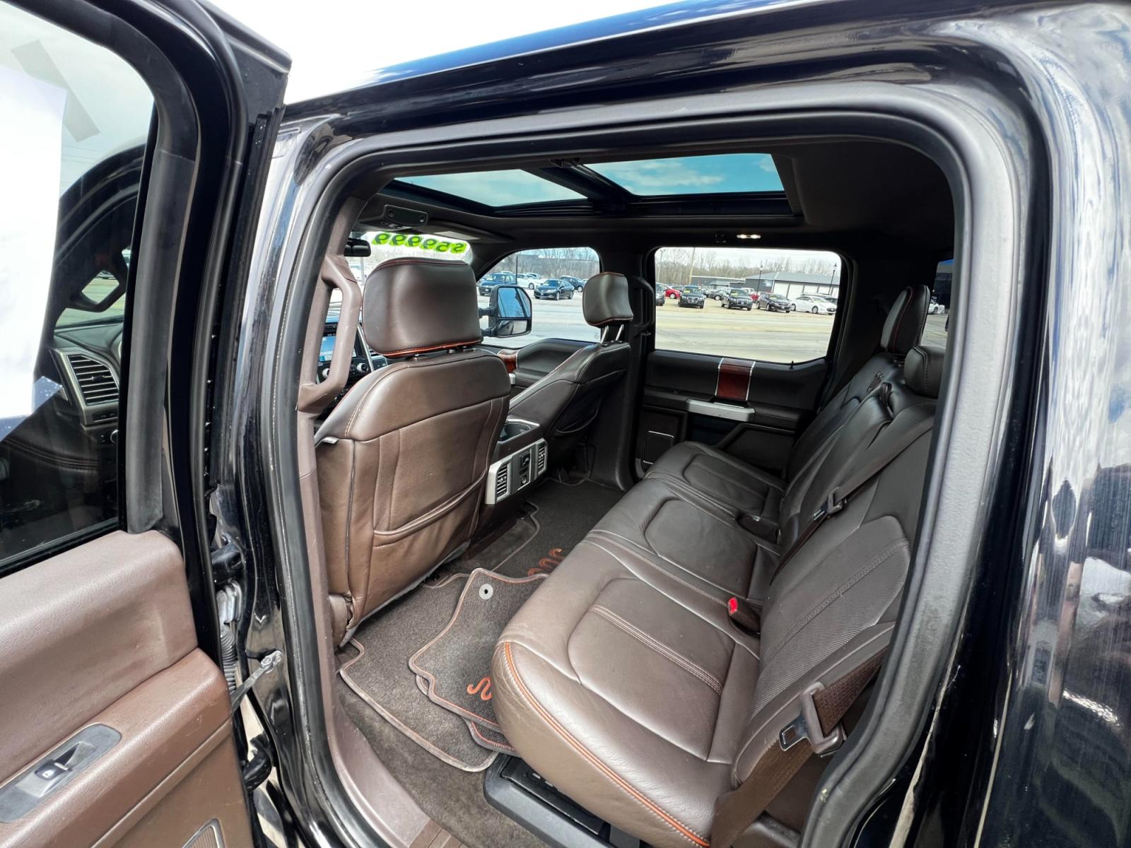 2017 Black /Black/Brown Premium Leather Ford F-350 SD King Ranch Crew Cab Long Bed 4WD (1FT8W3BT9HE) with an 6.7L V8 OHV 16V DIESEL engine, 6A transmission, located at 104 1st Avenue, Silvis, IL, 61282, (309) 755-9511, 41.515156, -90.425377 - Every king deserves a truck that pull over the enemy lord's castle. Here at Gold Key we have a 2017 F-350 KING RANCH that turn you from a local lord to the King of the Castle. Stop on in at 104 1st Ave in Silvis, IL or call us at (309) 755-9511 to get more information on this beast of a truck! - Photo #7